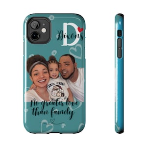 Personalized Custom Cartoon Photo Customizable tough phone case, Image Case Cover for iPhone 11, iPhone 12, iPhone 13, iPhone 14, iPhone 15
