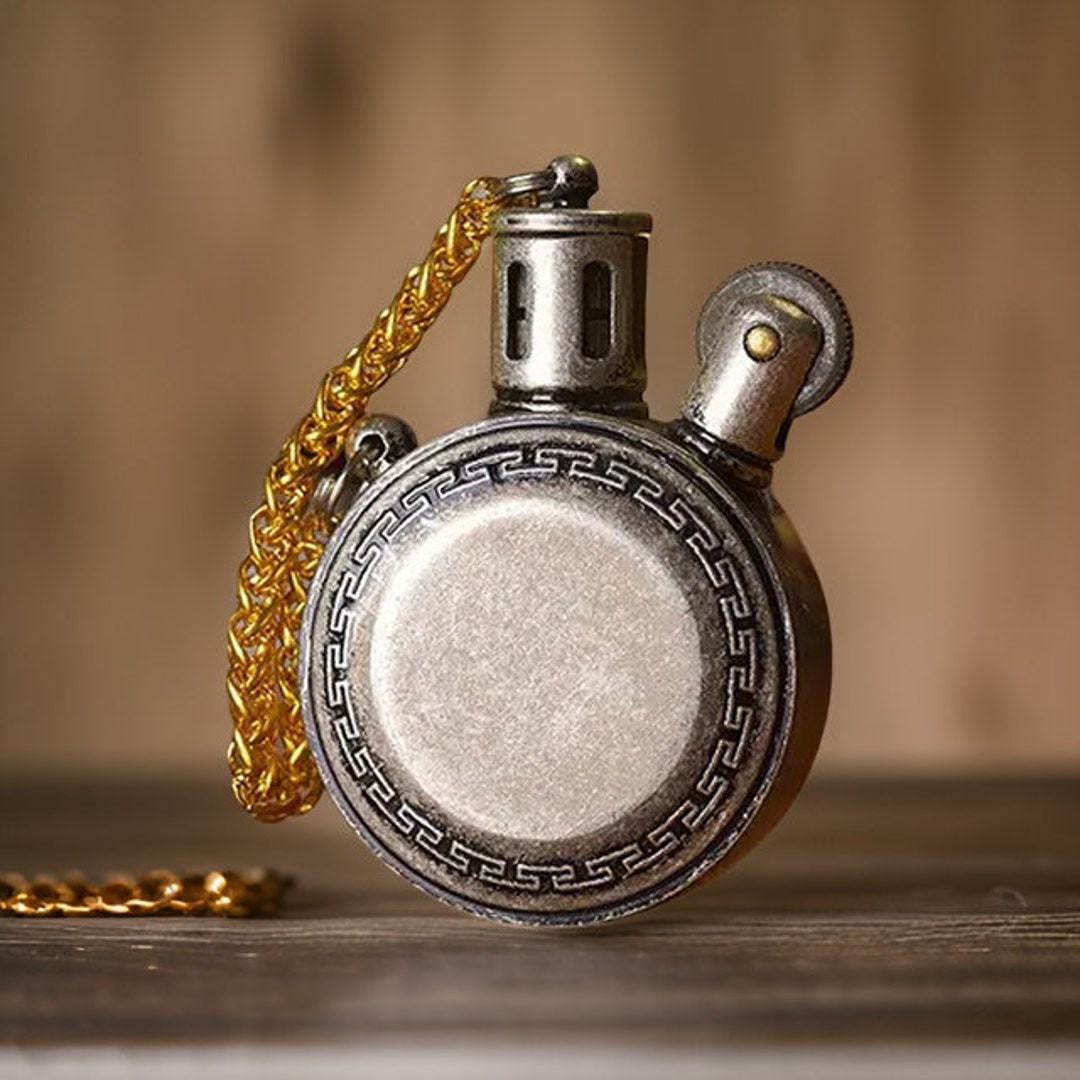 Oldfashioned Kerosene Lighter Portable Trendy Lighter Wheel Ignition