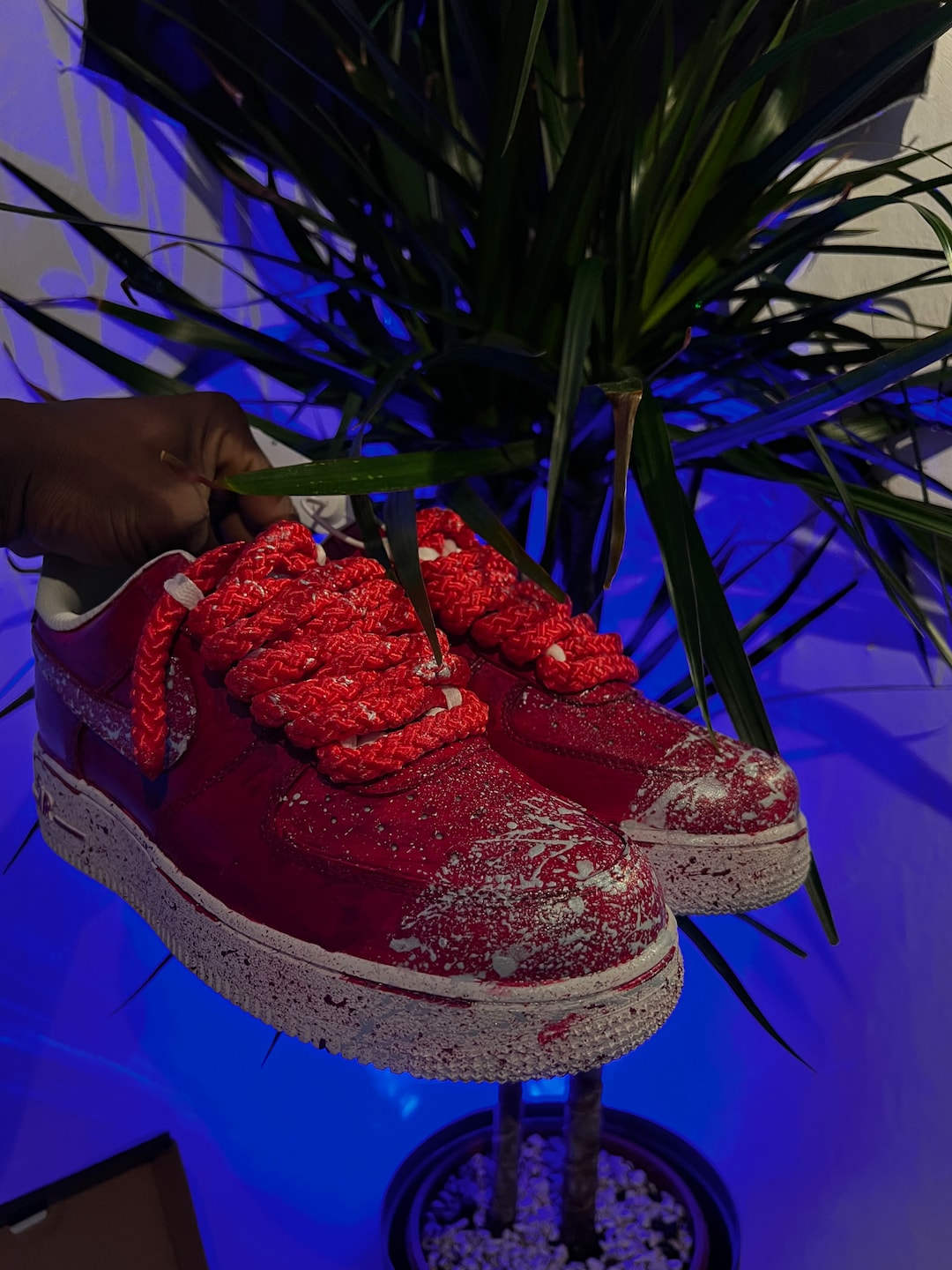 air force 1 red camo
