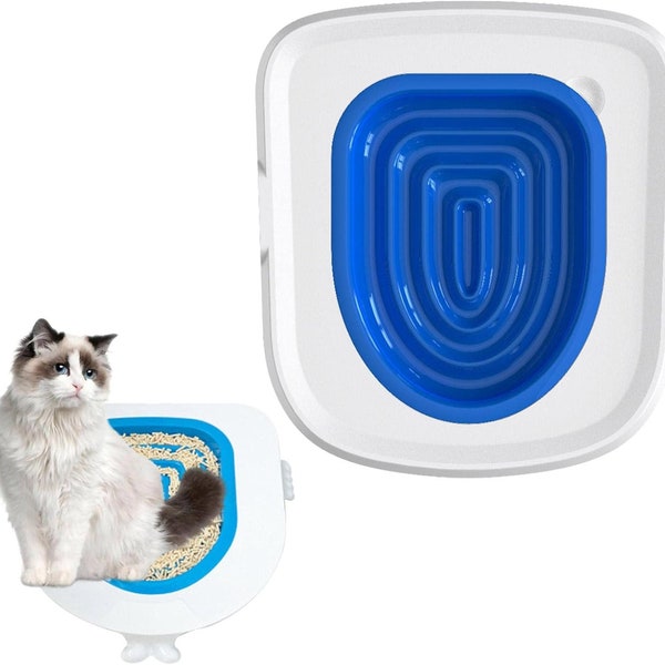 Entraîneur de toilettes pour chaton | Kit d'apprentissage de la propreté | Entraînez votre chat à utiliser les toilettes | kit d'apprentissage de la propreté pour chat