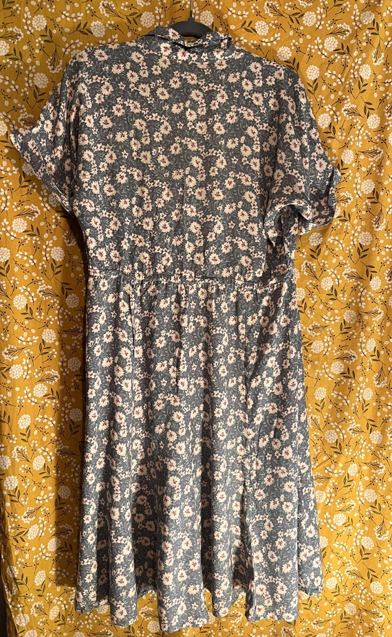Vintage Pin Up Rockabilly Floral Dress - image 8