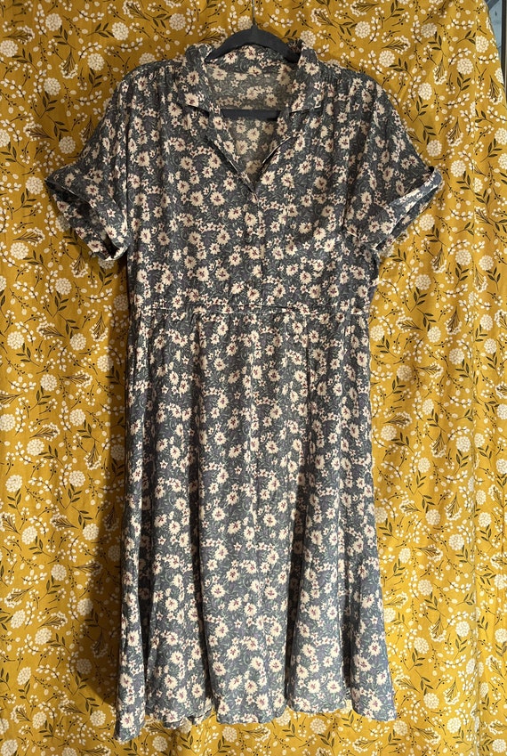 Vintage Pin Up Rockabilly Floral Dress - image 5