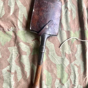 WW2 swiss army uniform original shovel spade vintage soldier early war 1940