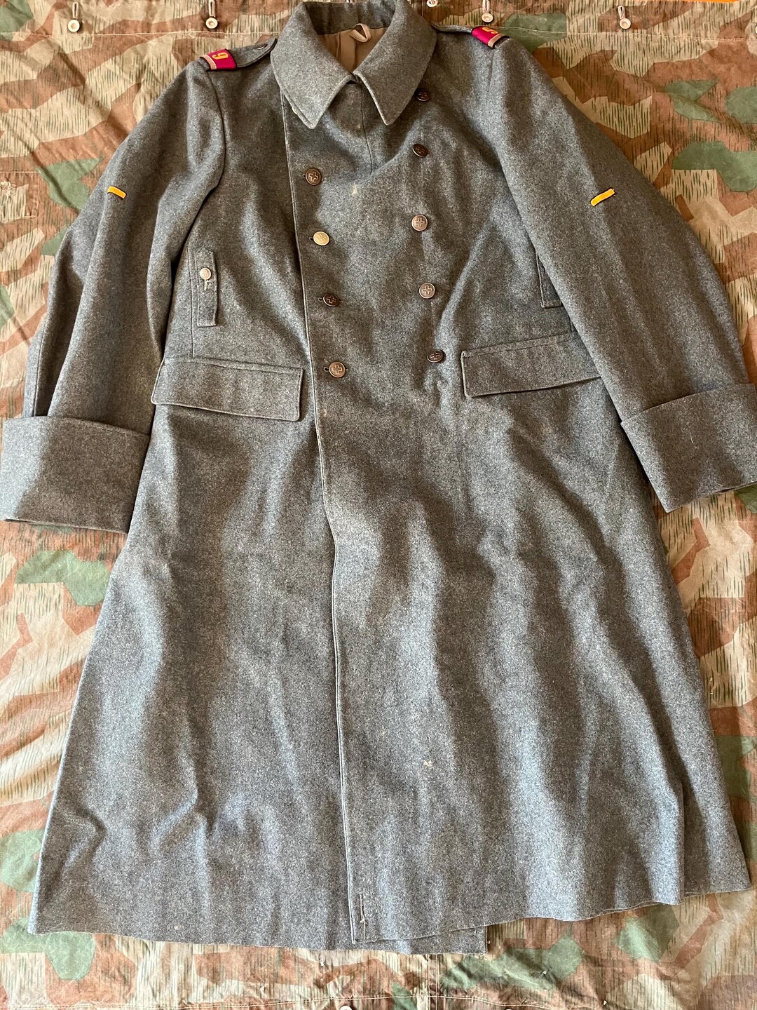 Vintage Swiss Wool Great Coat *updated Grade*