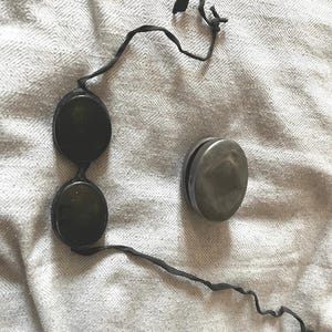 WW2 Swiss army vintage mountain troops glasses uniform glacier