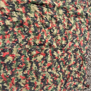 Koude Oorlog Zwitserse leger zeltbahn canvas camping taz 57 alpenflage camo tent zeltblache cover alpentarn