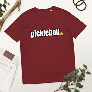Pickleball - T-shirt et cadeau de pickleball en coton biologique - Unisexe