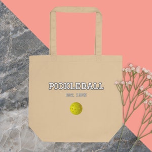 Est. 1965 - Pickleball Bag/Tote & Gift - Eco-Friendly Reusable Bag