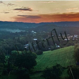 Digital print of landscape