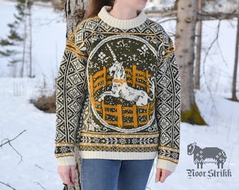 Unicorn Tapestry Sweater Pattern