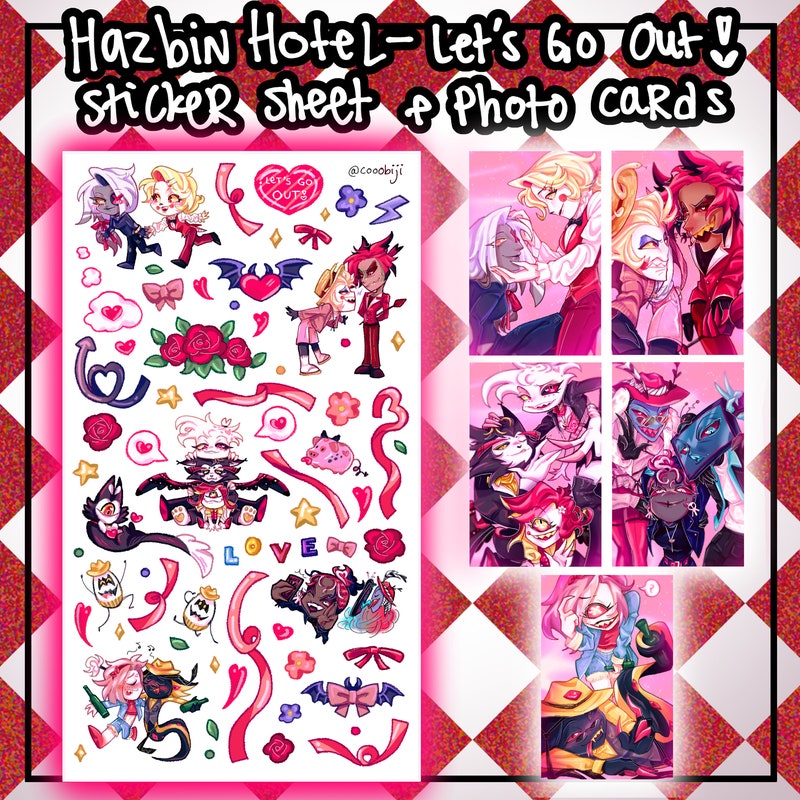 Hazbin Hotel Trading Cards - Etsy