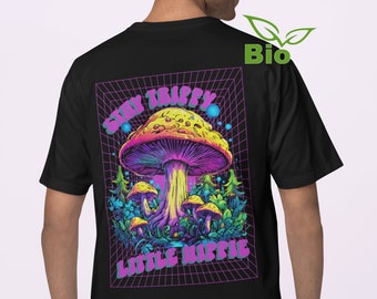 Koszulka typu Trippy Hippie Psychedelic Oversize, Bio Organic - Top na imprezę/festiwal, Psy Trance, Techno, Rave, Festiwal | ARISANA