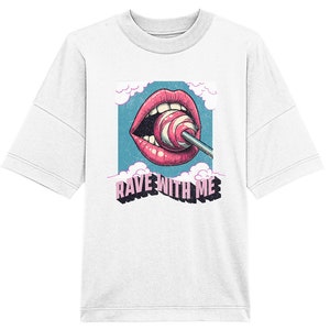 Rave T-Shirt Techno Shirt Unisex – Electronic Music Clothing | Festival Outfit Raver | Techno Clothing Berlin Style | Clubwear Streetwear White