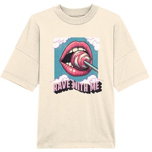 Rave T-Shirt Techno Shirt Unisex – Electronic Music Clothing | Festival Outfit Raver | Techno Clothing Berlin Style | Clubwear Streetwear Natural Raw
