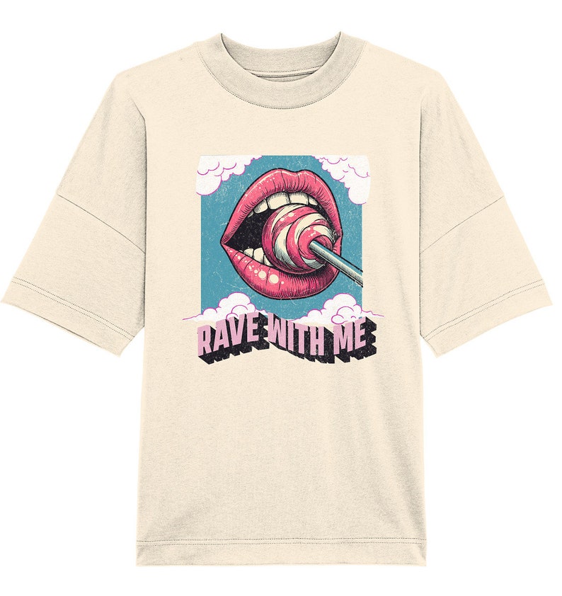 Rave T-Shirt Techno Shirt Unisex – Electronic Music Clothing | Festival Outfit Raver | Techno Clothing Berlin Style | Clubwear Streetwear Natural Raw