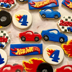 Hotwheels sugar cookies