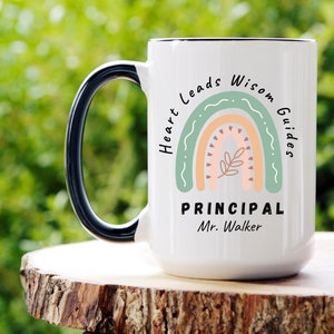 Personalized Principal Gift Mug, Principal Appreciation Gift, School Principal Gift, Teachers Appreciation Gifts, Principal Retirement Gift