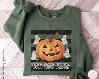 Nurse Halloween Sweatshirt, Comfort Colors® Halloween Nurse Shirt, Nurse Boo Boo Crew, Nurse Fall Tshirt, Nurse Spooky Shirt,Fall Nurse Gift