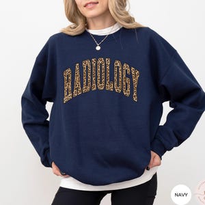 Radiology Sweatshirt, Radiology Shirt,Radiologist Shirt,RAD Tech Crewneck,X-Ray Tech Sweater,Radiologic Technologist Shirt,CT MRI Tech Gift Navy