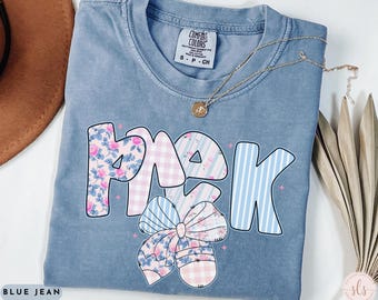 Comfort Colors Pre-K Teacher Shirt, Pre K Teacher Gifts, Pre-K Squad, Preschool Crew Tee, PreK Teacher Shirt, Pre-K Teacher Team T Shirts