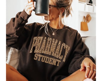 Pharmacy Student Sweatshirt, Pharmacy Appreciation Month, Pharmacy Tech Shirt, Cotton Polyester Mix Sizes S-3XL