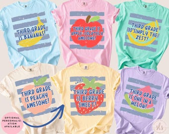 Third Grade Teacher Shirt, 3rd Grade Teacher Tshirt, 3rd Grade Teacher Team Shirt, Third Grade Shirt, Comfort Colors 3rd Grade Team Shirts
