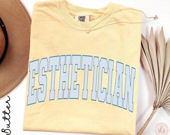 Esthetician Shirt, Esthetician Sweatshirt, Esthetician Gift, Beautician Gift, Skin Therapist Crewneck, Esthetician Graduation Gift