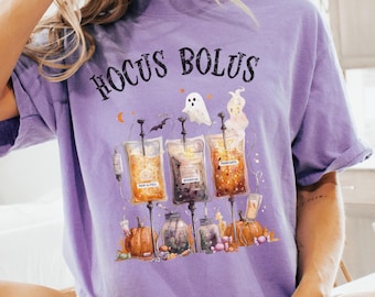 Comfort Colors Halloween Nurse Shirt, Cute Ghost Nurse Tee, Funny Nurse Halloween Shirt, Nurse Boo Shirt, Spooky RN, Spooky Season Nurse Tee