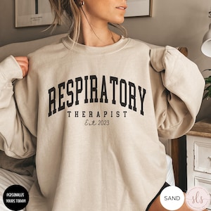 Personalized Respiratory Therapist Sweatshirt, RT Sweatshirt, Respiratory Therapist Sweater, Respiratory Student Shirt, Future RT Sweatshirt