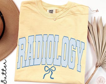 Comfort Colors Radiology Shirt, Radiology Sweatshirt, Radiology TShirt, Radiologist Shirt, X-Ray Tech Gift, Radiology CT MRI Tech Christmas