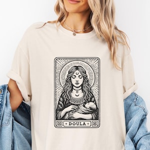 Chemise Doula Comfort Colors®, t-shirt Doula cadeau pour Doula, cadeau de naissance Doula pour Noël, cadeau de remerciement Doula, main-d'oeuvre et livraison cadeau Doula