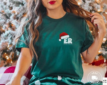 ER Nurse Christmas Shirt, Emergency Department Nurse Christmas Shirt, ED Nurse Christmas TShirt, Emergency Room Nurse Christmas Shirt Gift