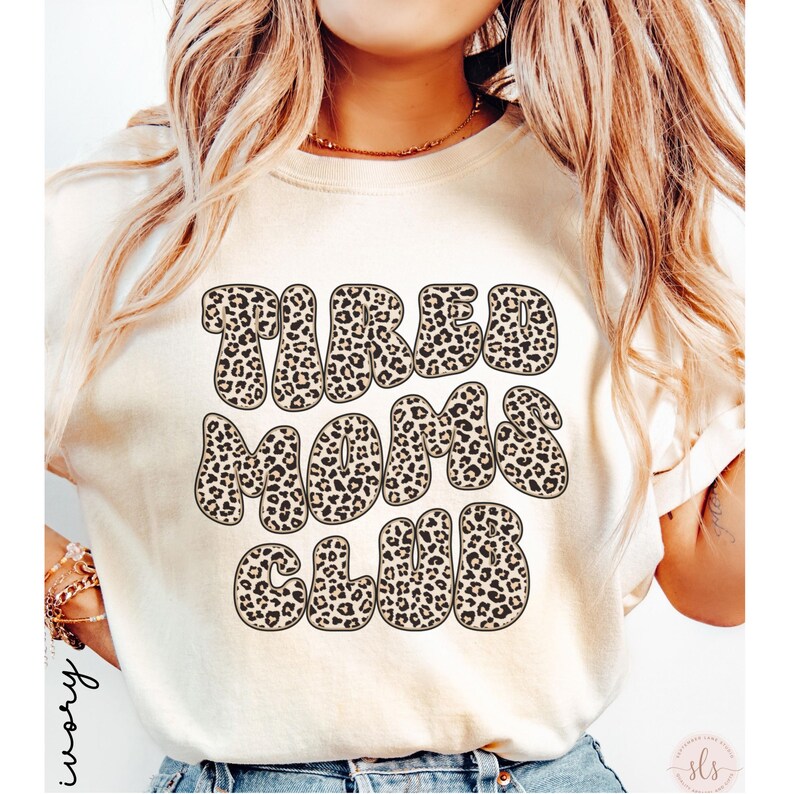 Tired Moms Club Sweatshirt, Funny Mom Shirt, Funny Mothers Day Sweatshirt, Funny Mama Crewneck, Birthday Mama Sweatshirt: Size S-4XL Bild 12