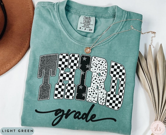 Comfort Colors Third Grade Teacher Shirt, 3rd Grade Teacher Shirt, 3rd Grade T-Shirt, Third Grade TShirt, Third Grade Teacher Sweatshirt