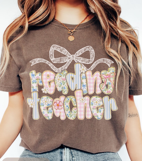 Comfort Colors Reading Teacher Shirt, Reading Teacher Gift, Reading Team, Reading Squad, Librarian Shirt, Teacher Appreciation,Library Shirt