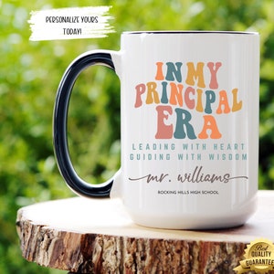 Personalized Principal Gift Mug, Principal Appreciation Gift, School Principal Gift, Teachers Appreciation Gifts, Principal Retirement Gift
