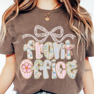 Comfort Colors Front Office Shirts, School Admin Squad Gift, Administrative Assistant Tee, School Secretary T-shirt, Front Office Lady Shirt