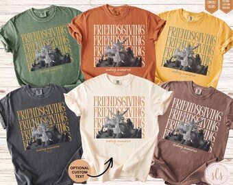 Personalized Friendsgiving Shirts, Friendsgiving Group Shirts, Custom Matching Friendsgiving Tees, Friendsgiving Group Matching Sweatshirts
