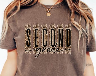Comfort Colors Second Grade Teacher Shirt, 2nd Grade Teacher Shirt, 2nd Grade T-Shirt, Second Grade TShirt, Second Grade Teacher Gifts