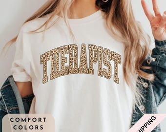 Therapist Shirt, Therapist T Shirts, Therapy Shirt, Gift for Therapist, Therapist Life Tee, Therapist Graduation Gifts, Therapy Gifts