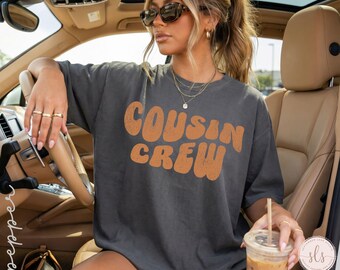 Cousin Crew Thanksgiving Shirts, Family Thanksgiving Shirts, Personalized Matching Fall Cousin Crew T-Shirts, Cousin Reunion Shirts Fall Tee