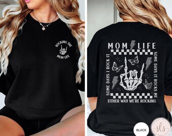Mama Sweatshirt, Mom Life Sweatshirt,Funny Mom Sweatshirt,Motherhood Shirt,New Mom Sweatshirt, Cute Mom Shirt,Trendy Mother Mothers Day Gift
