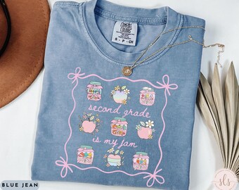 Comfort Colors Second Grade Teacher Shirt, 2nd Grade Teacher Shirt, 2nd Grade T-Shirt, Second Grade TShirt, Second Grade Teacher Gifts