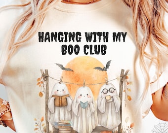 Halloween Reading Shirt, Halloween Book Shirt, Spooky Librarian Ghost Halloween, Halloween Teacher TShirt, Spooky Book Lover,Bookclub Shirts