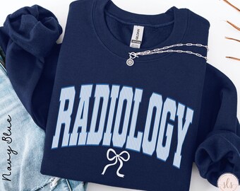 Radiology Sweatshirt, Radiology Sweater, Rad Tech Sweatshirt, Comfort Colors Radiology Shirt, Rad Tech Gift, Radiology CT MRI Tech Christmas