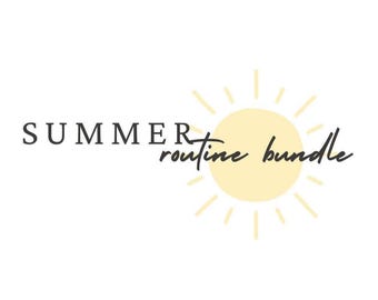 Bundel zomerroutine en klusjes (peuters-tieners)