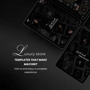 Video Reels Templates for Lash Artist Instagram/ Lash tech Instagram Reels / Luxury Style - Canva Template/ Eyelash Extensions Reel Template