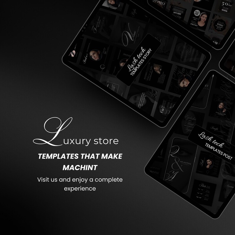 Video Reels Templates for Lash Artist Instagram/ Lash tech Instagram Reels / Luxury Style - Canva Template/ Eyelash Extensions Reel Template