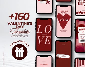 Valentine's Day Social Media Templates: For Small Businesses
