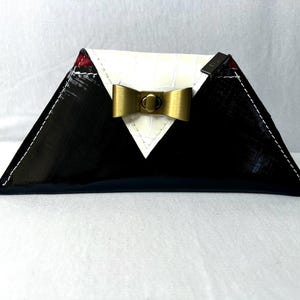 Schwarze Geldbörse Fanny Pack 100% Echtleder Luxus